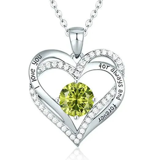 Heart Pendant Keepsake Necklace – Available in 22 Stunning Colors