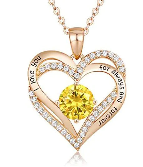 Heart Pendant Keepsake Necklace – Available in 22 Stunning Colors