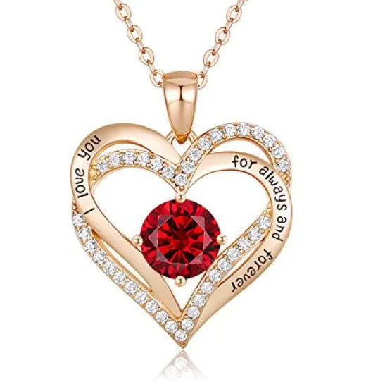 Heart Pendant Keepsake Necklace – Available in 22 Stunning Colors