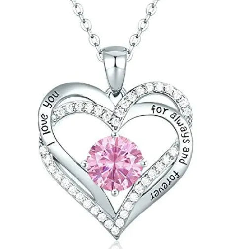 Heart Pendant Keepsake Necklace – Available in 22 Stunning Colors