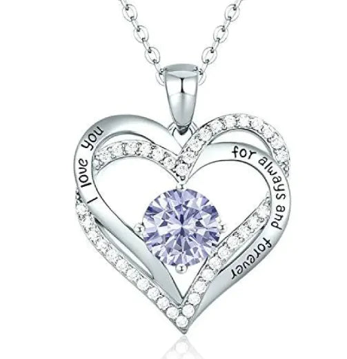 Heart Pendant Keepsake Necklace – Available in 22 Stunning Colors