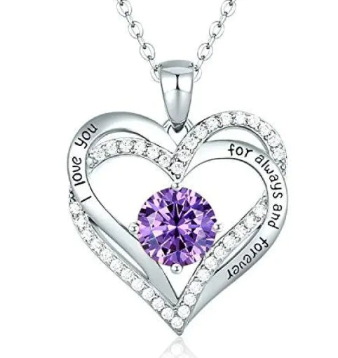 Heart Pendant Keepsake Necklace – Available in 22 Stunning Colors