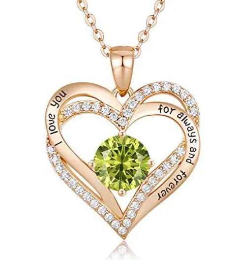 Heart Pendant Keepsake Necklace – Available in 22 Stunning Colors